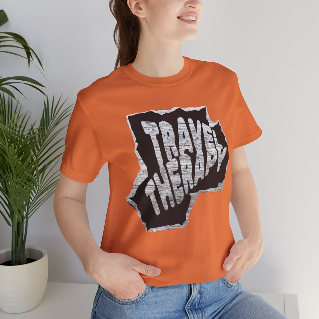 Travel Therapy Tee - Unisex Jersey Short Sleeve T-Shirt
