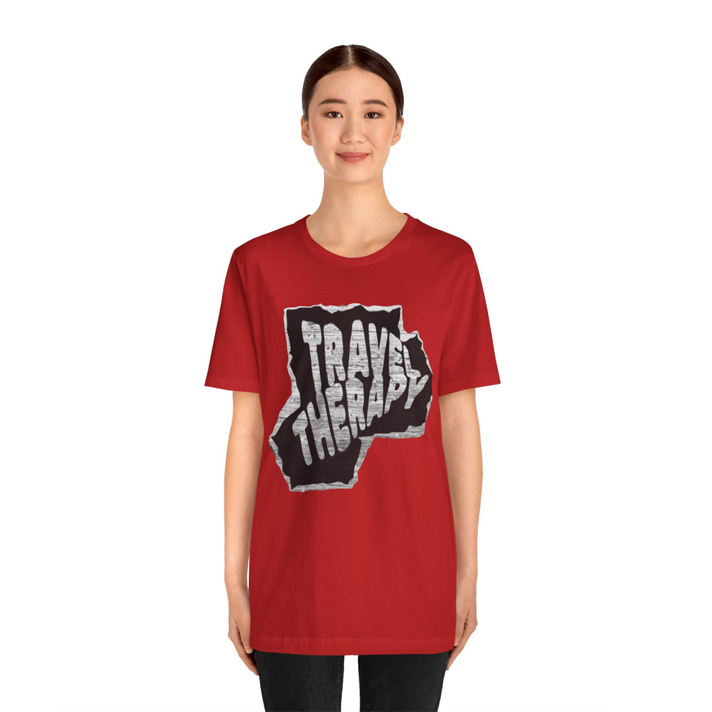 Travel Therapy Tee - Unisex Jersey Short Sleeve T-Shirt