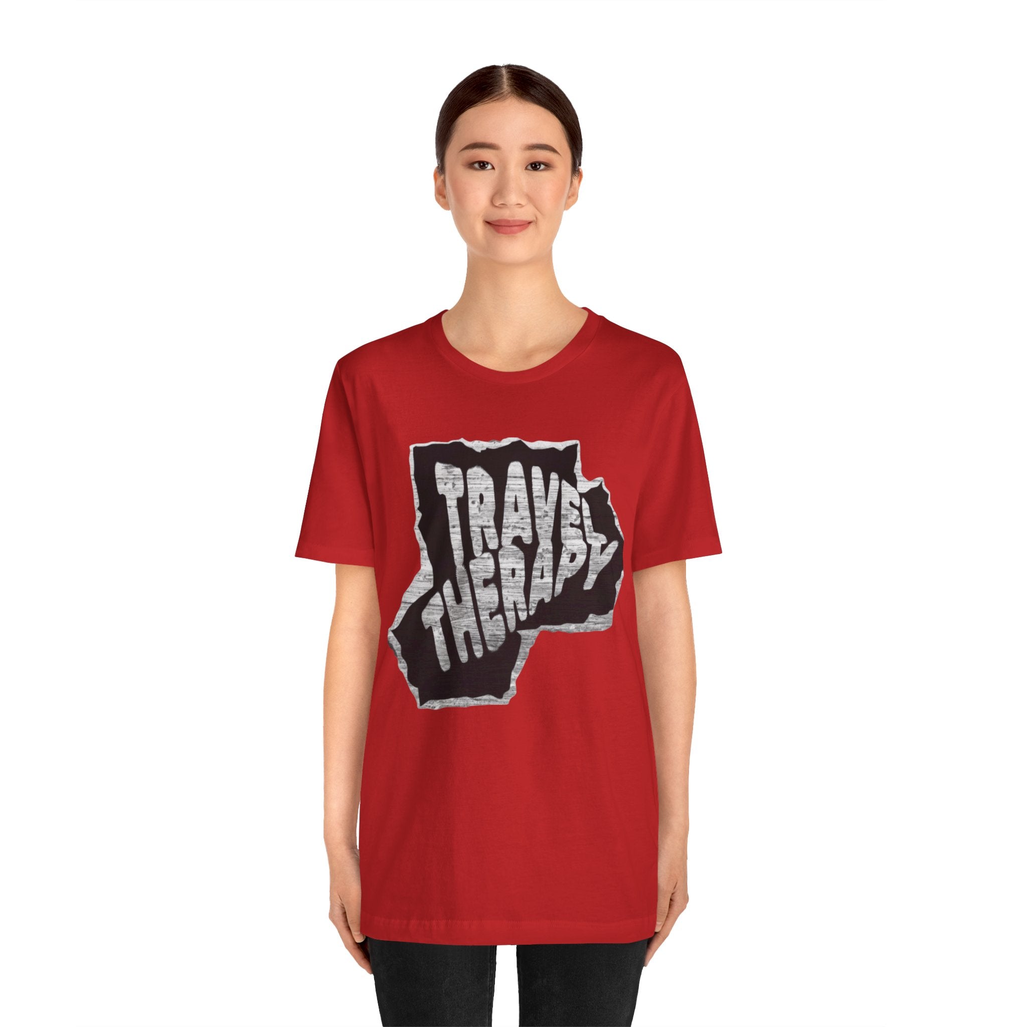 Travel Therapy Tee - Unisex Jersey Short Sleeve T-Shirt