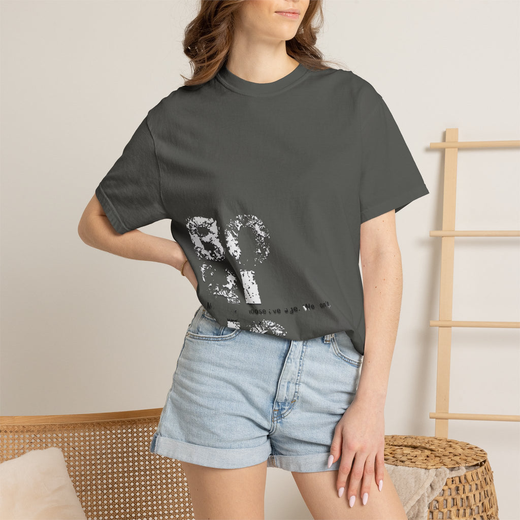 Abstract Floral 'Breathe' Tee — Minimal Graphic T-Shirt