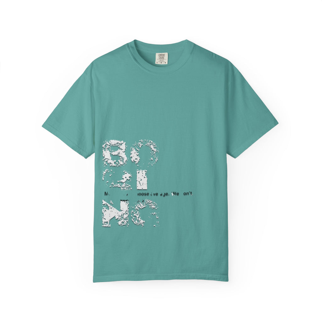Abstract Floral 'Breathe' Tee — Minimal Graphic T-Shirt