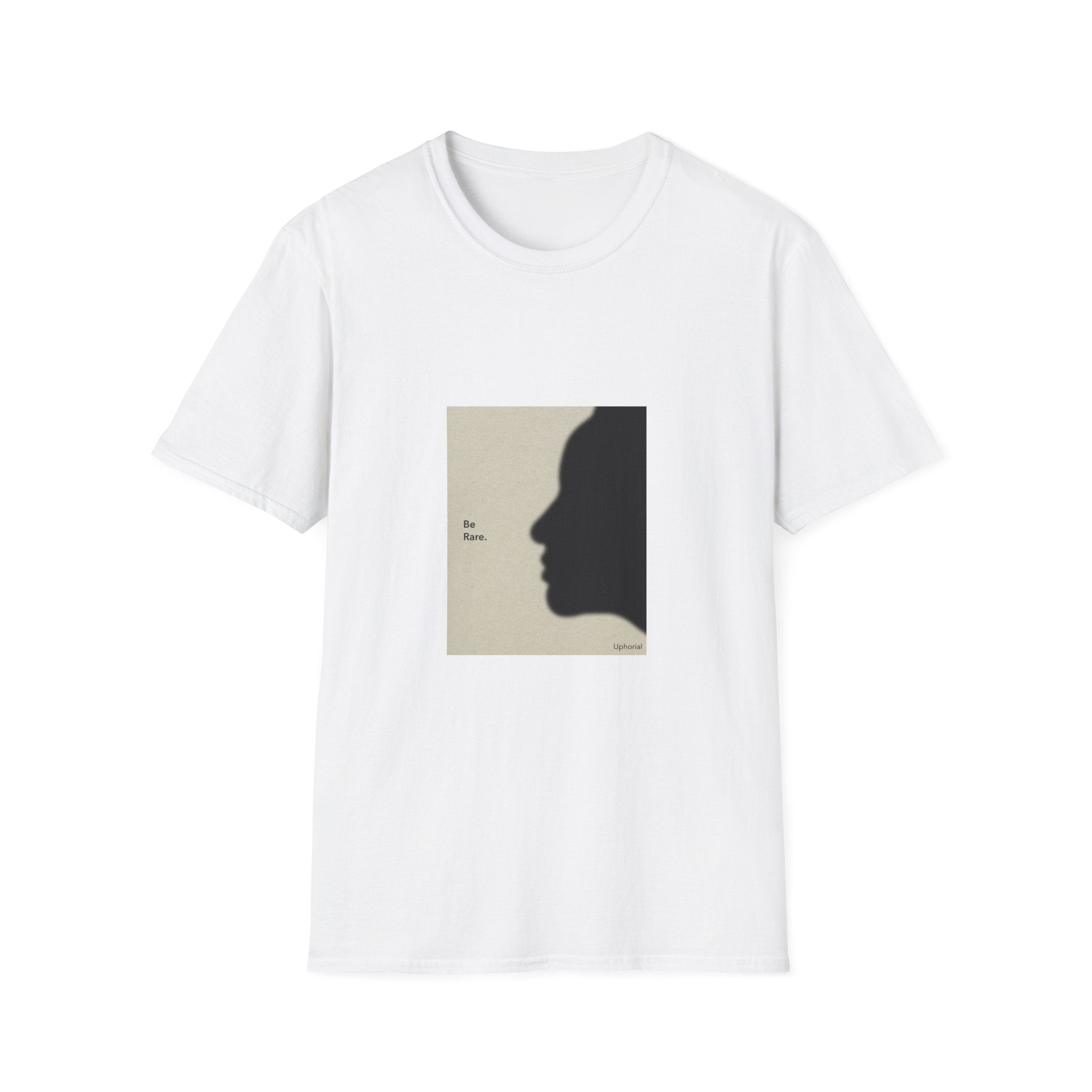 T-Shirt — 'Be Rare' Minimal Silhouette Graphic Tee