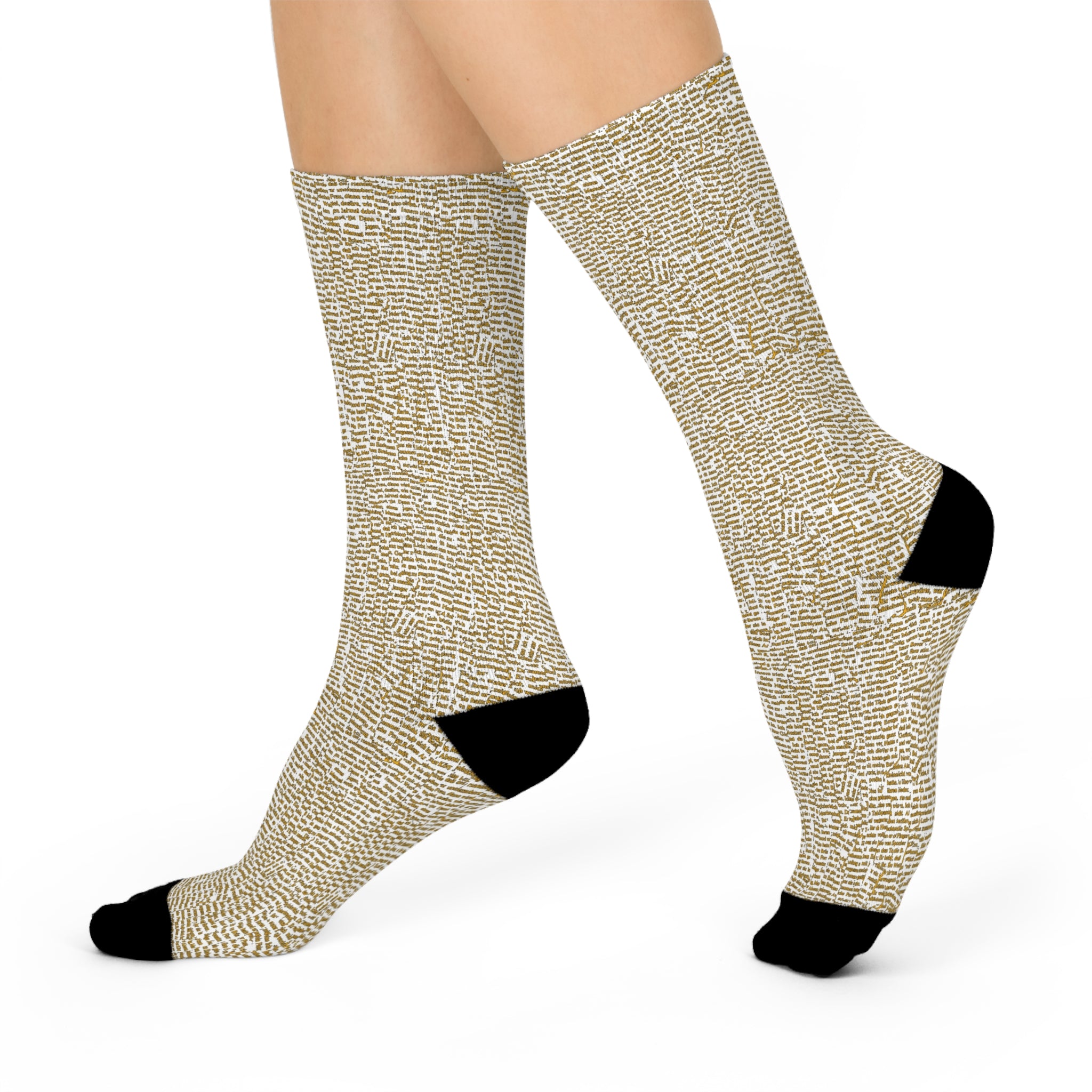 Cozy Cushioned Crew Socks - Perfect for Winter, Gifts, Relaxation, Casual Wear, Everyday Comfort