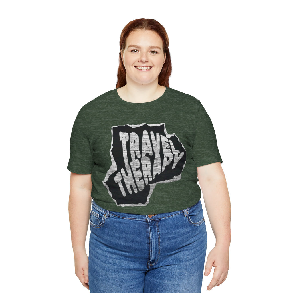 Travel Therapy Tee - Unisex Jersey Short Sleeve T-Shirt