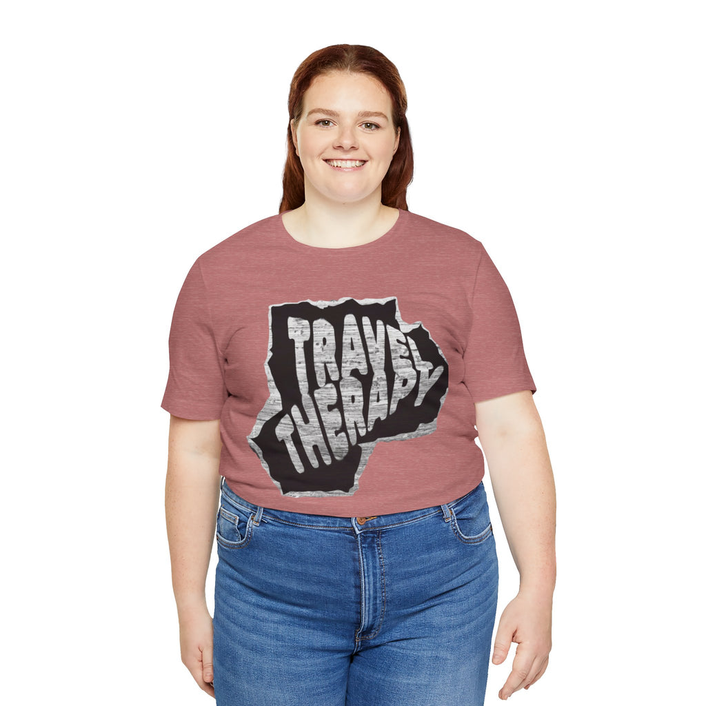Travel Therapy Tee - Unisex Jersey Short Sleeve T-Shirt