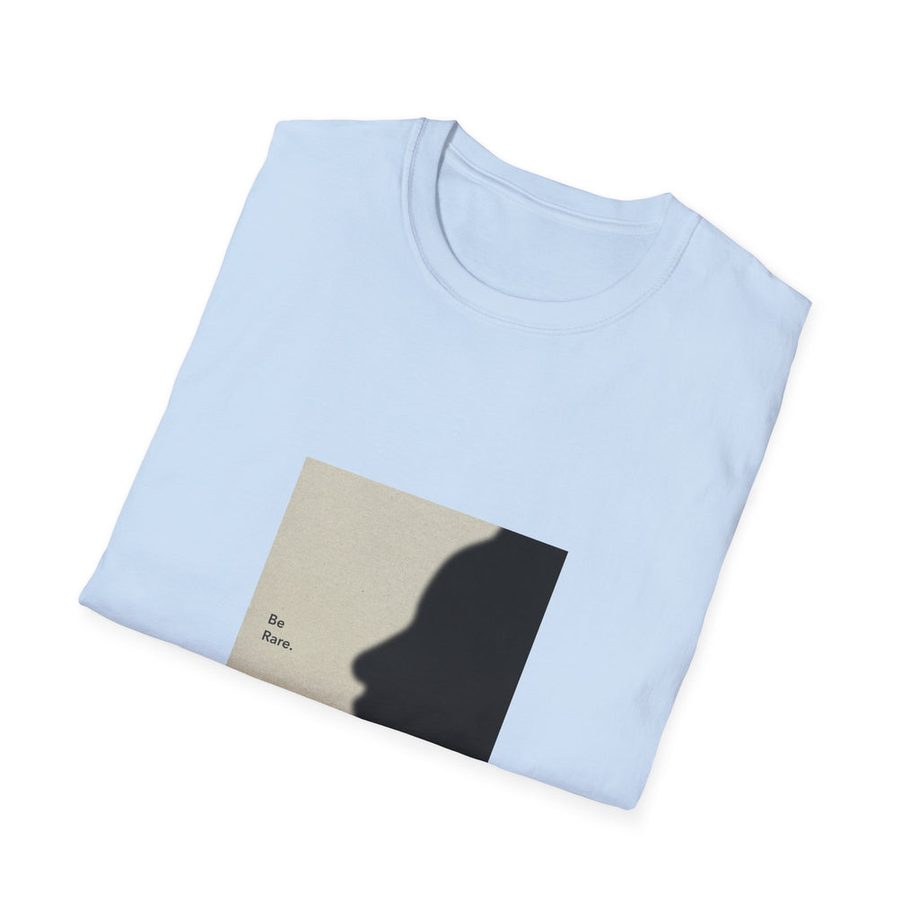 T-Shirt — 'Be Rare' Minimal Silhouette Graphic Tee