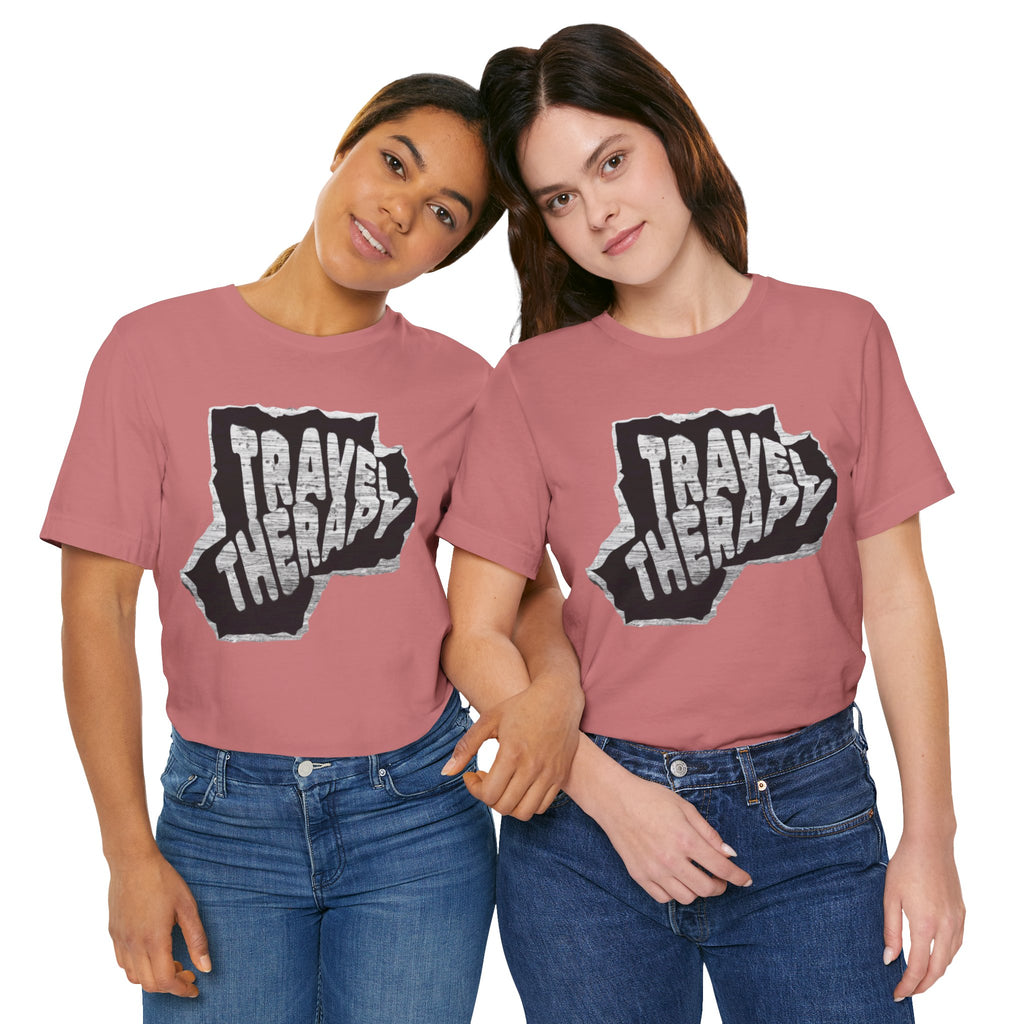 Travel Therapy Tee - Unisex Jersey Short Sleeve T-Shirt