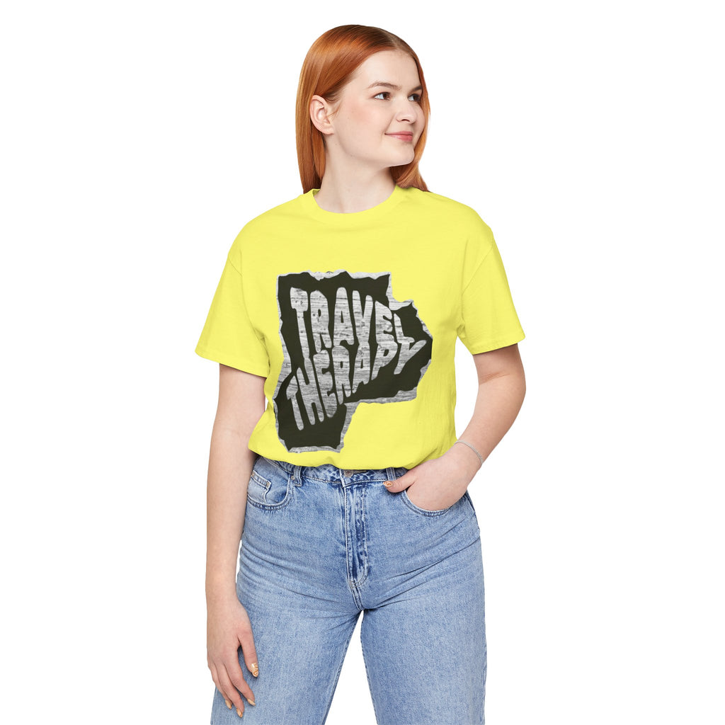 Travel Therapy Tee - Unisex Jersey Short Sleeve T-Shirt