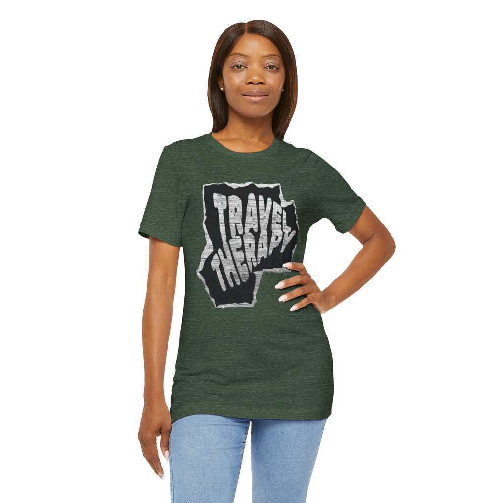 Travel Therapy Tee - Unisex Jersey Short Sleeve T-Shirt