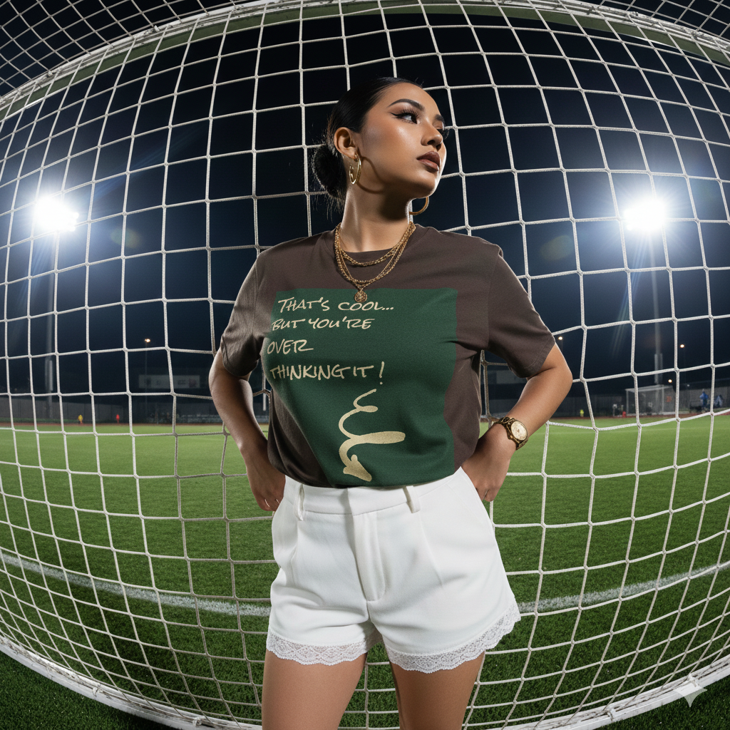 T-Shirt "That’s cool... But you’re overthinking it!" Minimal Gen Z Graphic Tee