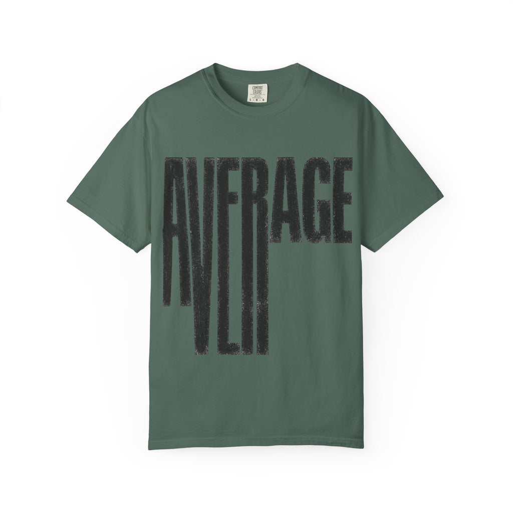 Average Graphic T-Shirt - Bold Vertical Text Tee