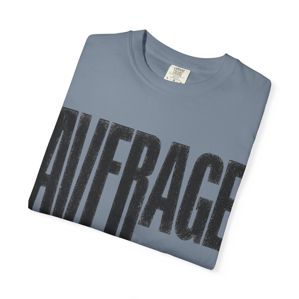 Average Graphic T-Shirt - Bold Vertical Text Tee