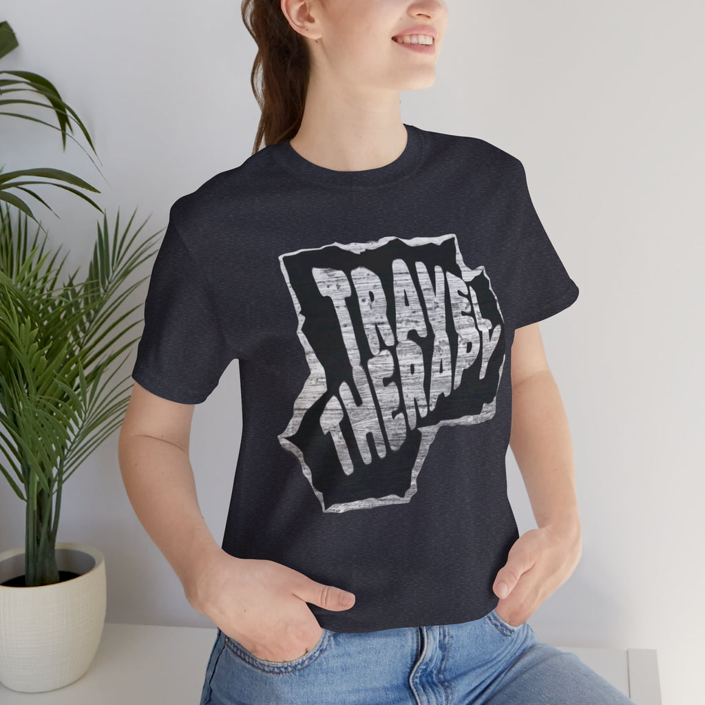 Travel Therapy Tee - Unisex Jersey Short Sleeve T-Shirt