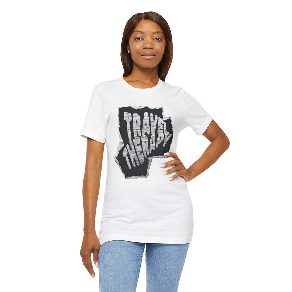 Travel Therapy Tee - Unisex Jersey Short Sleeve T-Shirt