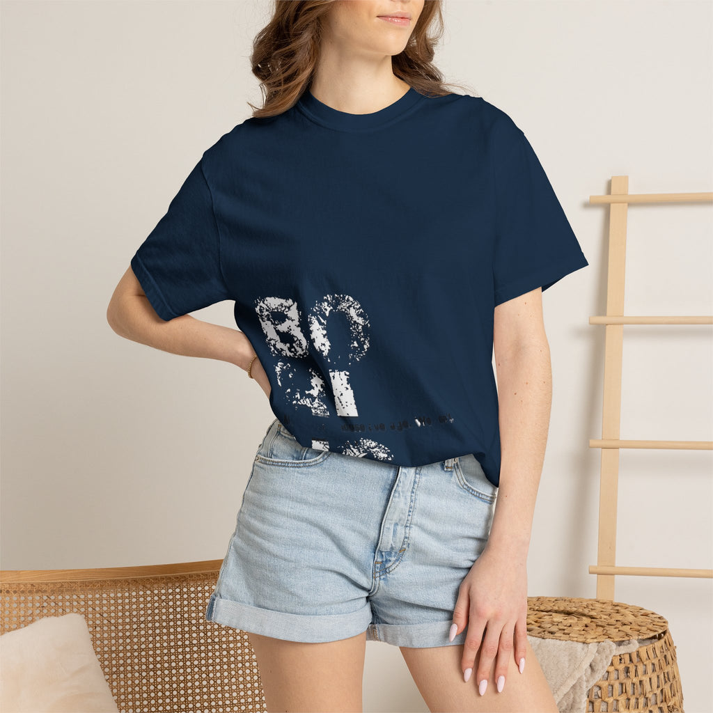 Abstract Floral 'Breathe' Tee — Minimal Graphic T-Shirt