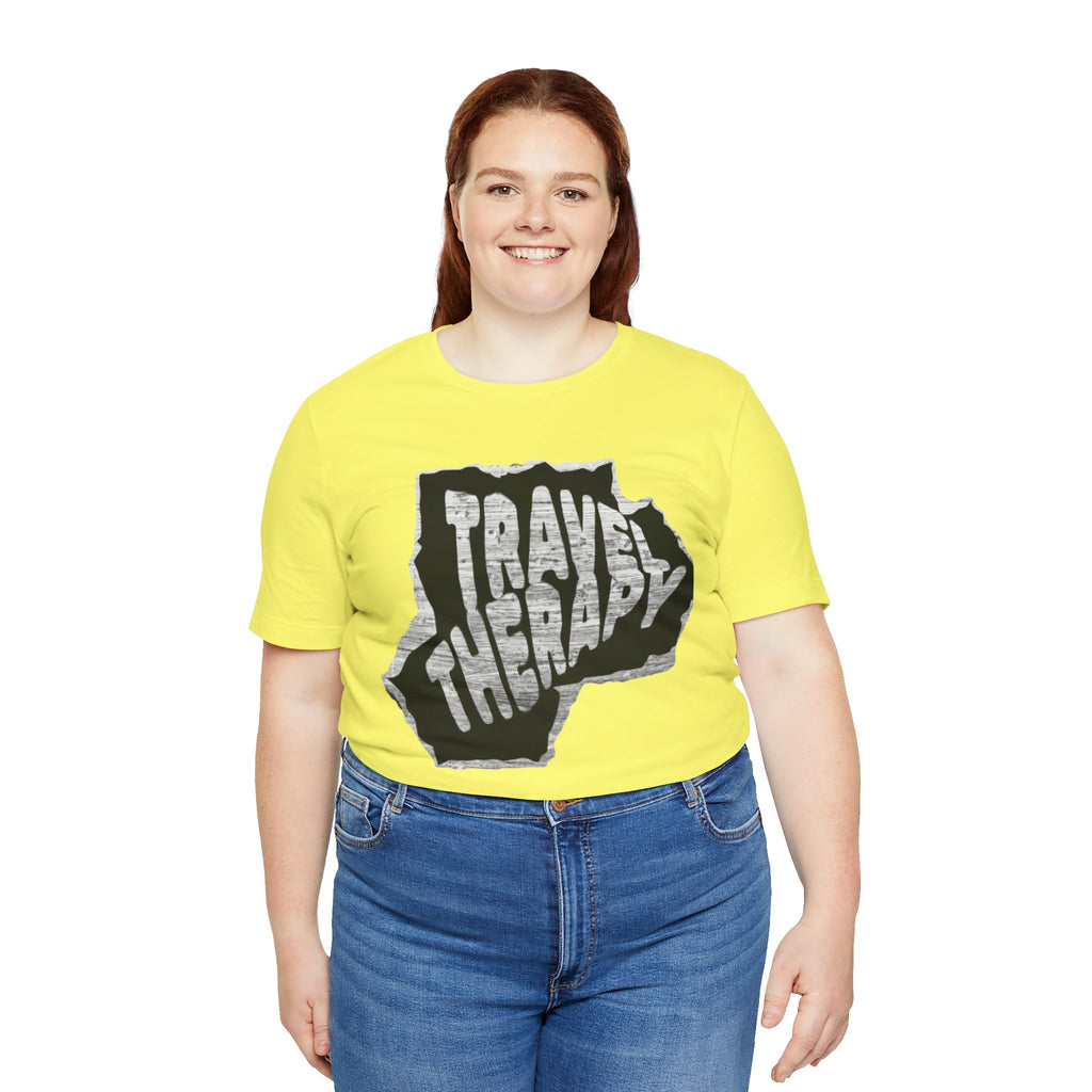 Travel Therapy Tee - Unisex Jersey Short Sleeve T-Shirt