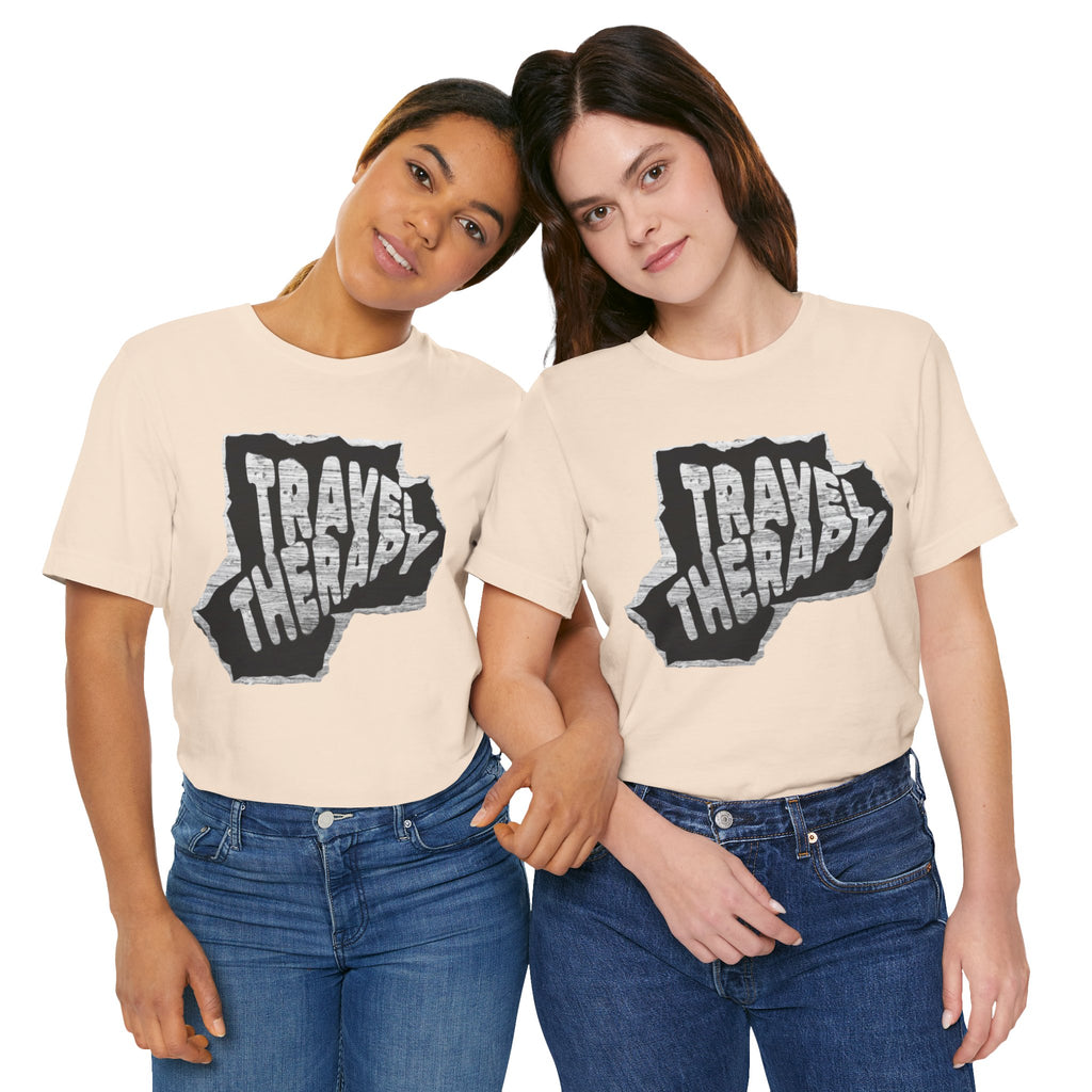 Travel Therapy Tee - Unisex Jersey Short Sleeve T-Shirt