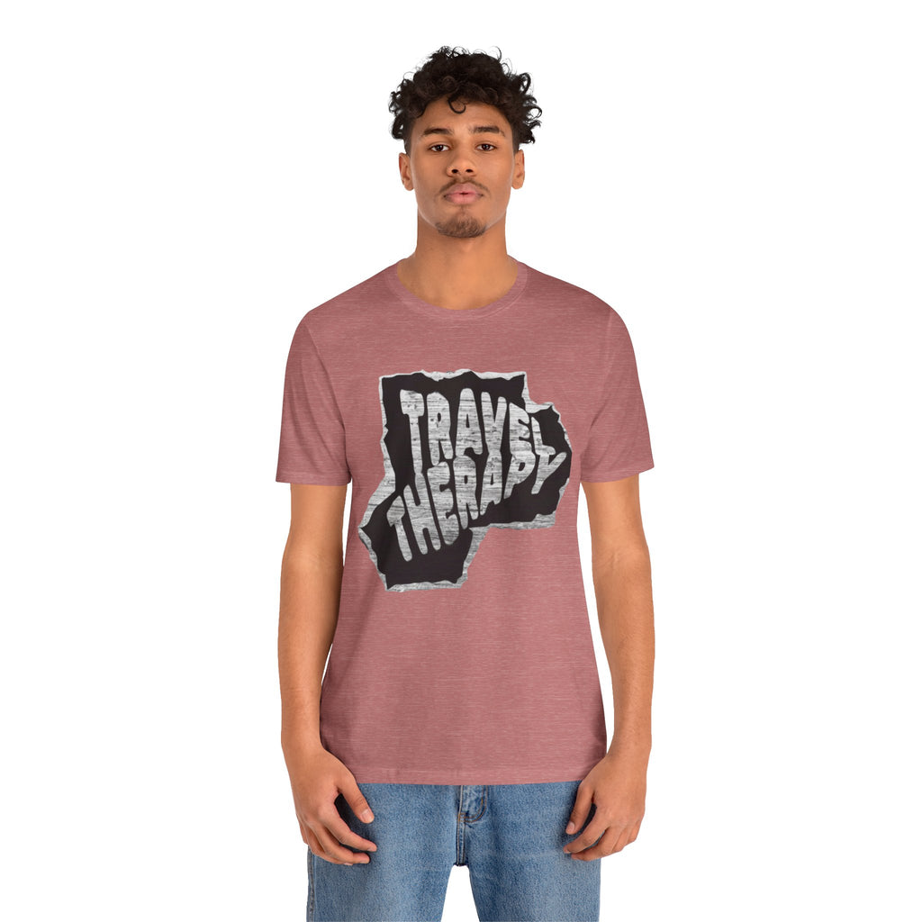 Travel Therapy Tee - Unisex Jersey Short Sleeve T-Shirt