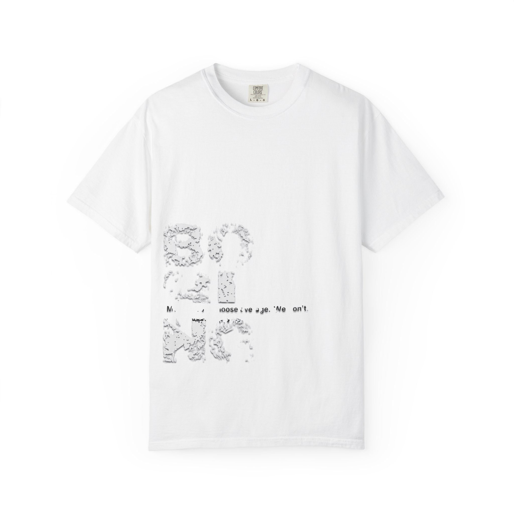 Abstract Floral 'Breathe' Tee — Minimal Graphic T-Shirt