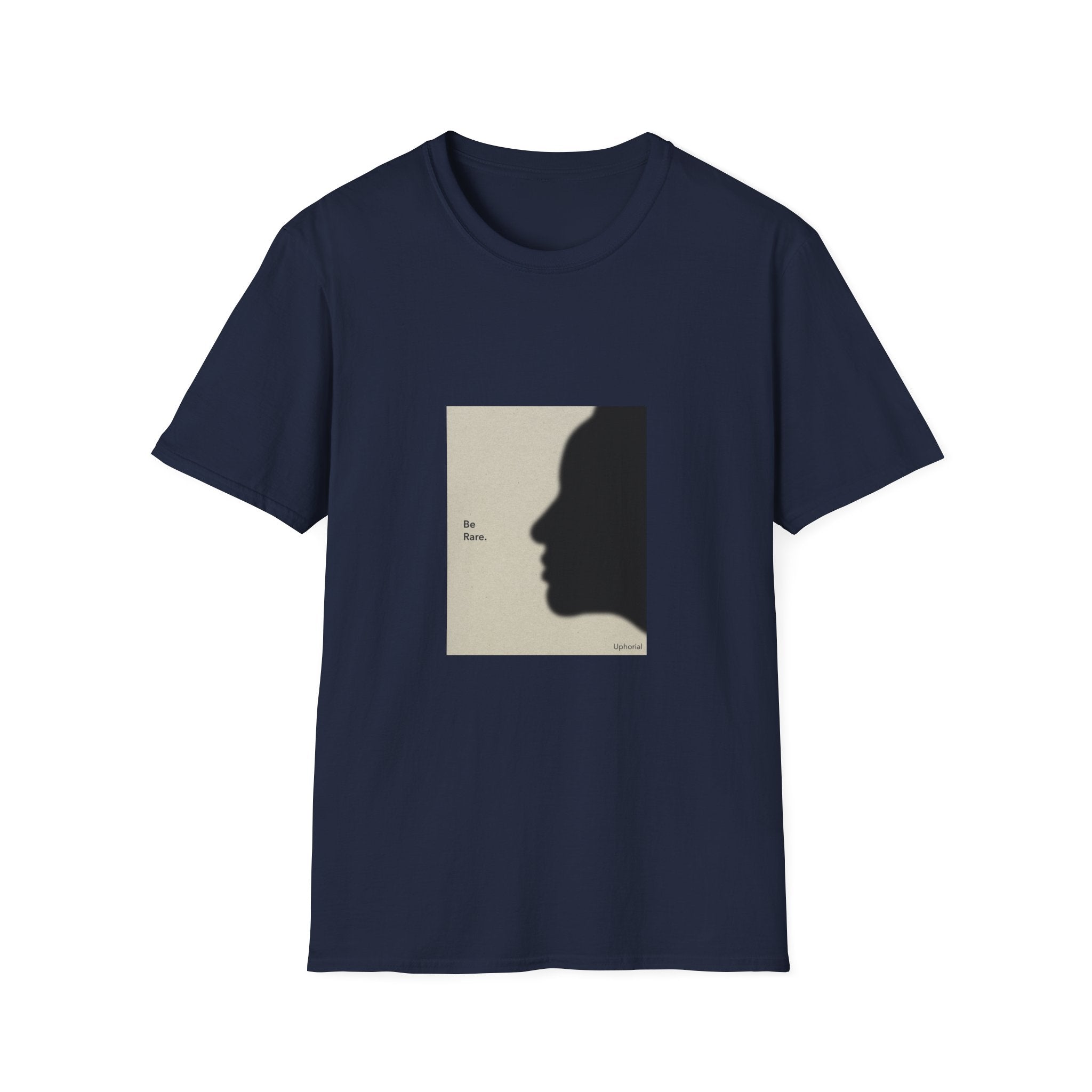 T-Shirt — 'Be Rare' Minimal Silhouette Graphic Tee