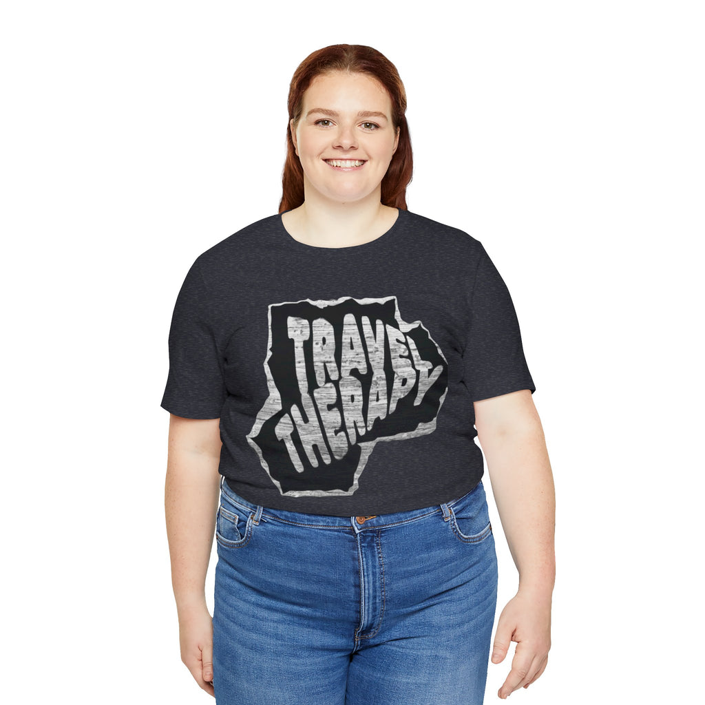 Travel Therapy Tee - Unisex Jersey Short Sleeve T-Shirt