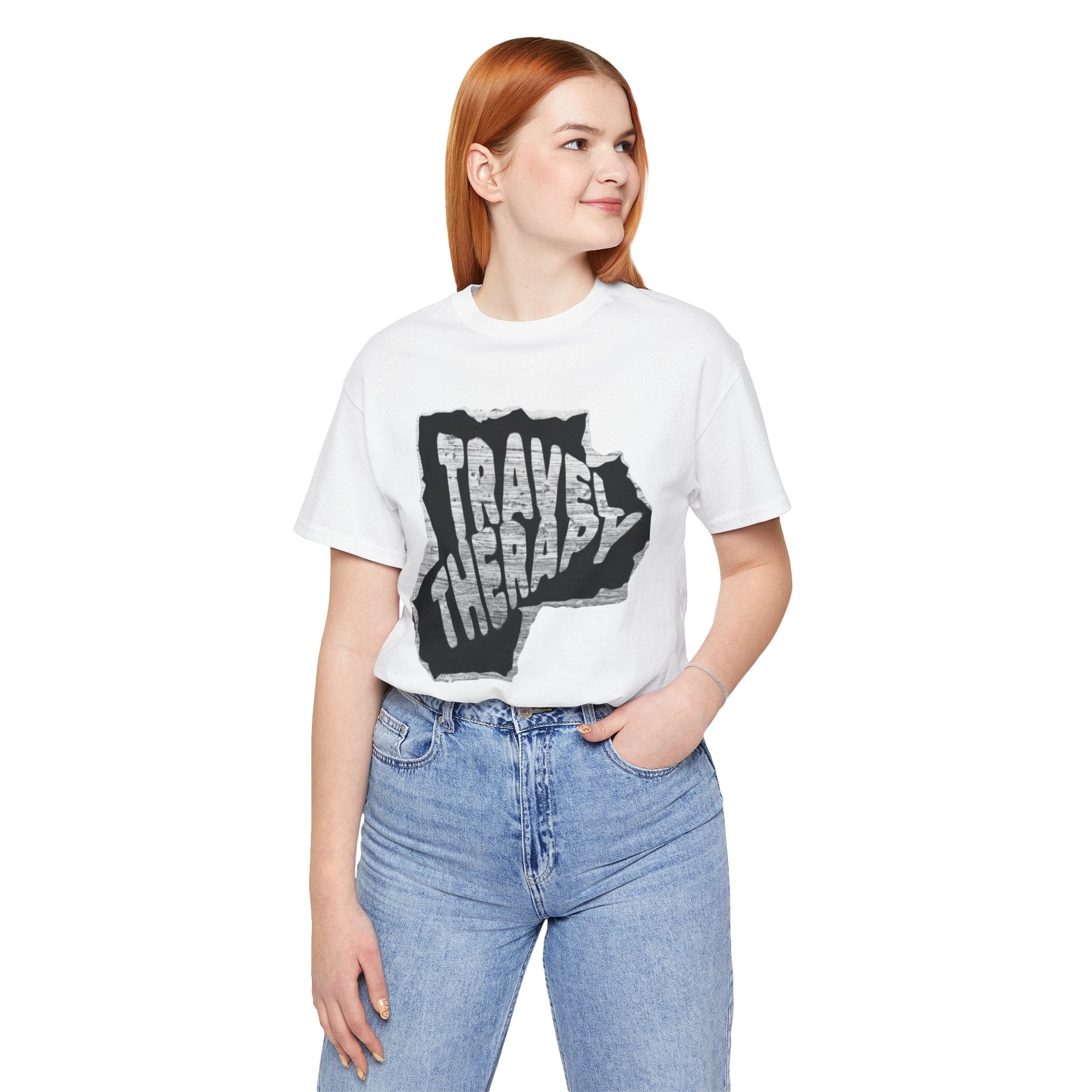 Travel Therapy Tee - Unisex Jersey Short Sleeve T-Shirt