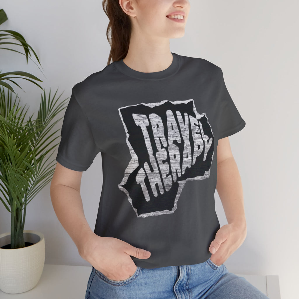 Travel Therapy Tee - Unisex Jersey Short Sleeve T-Shirt