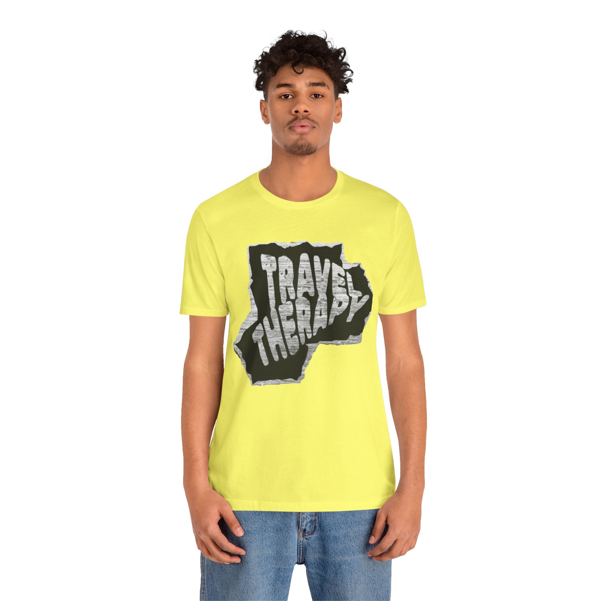 Travel Therapy Tee - Unisex Jersey Short Sleeve T-Shirt