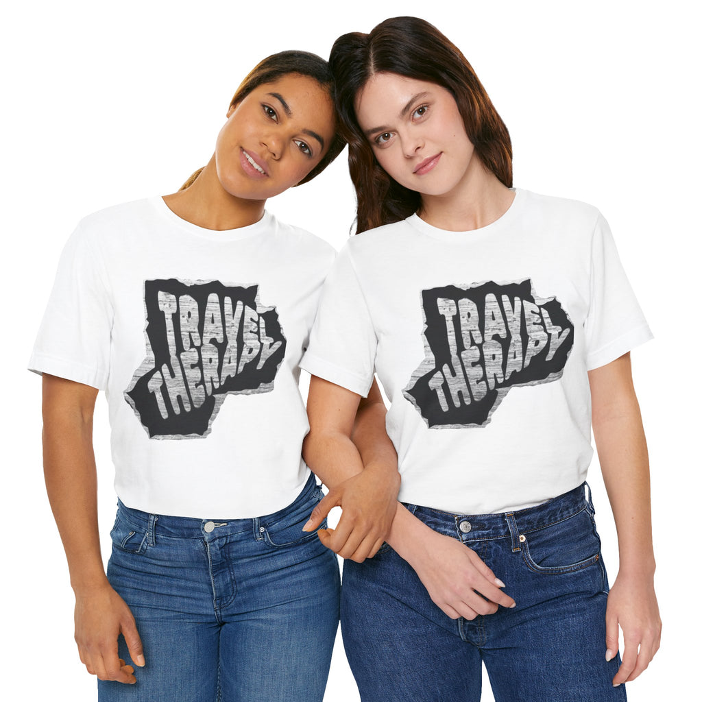 Travel Therapy Tee - Unisex Jersey Short Sleeve T-Shirt
