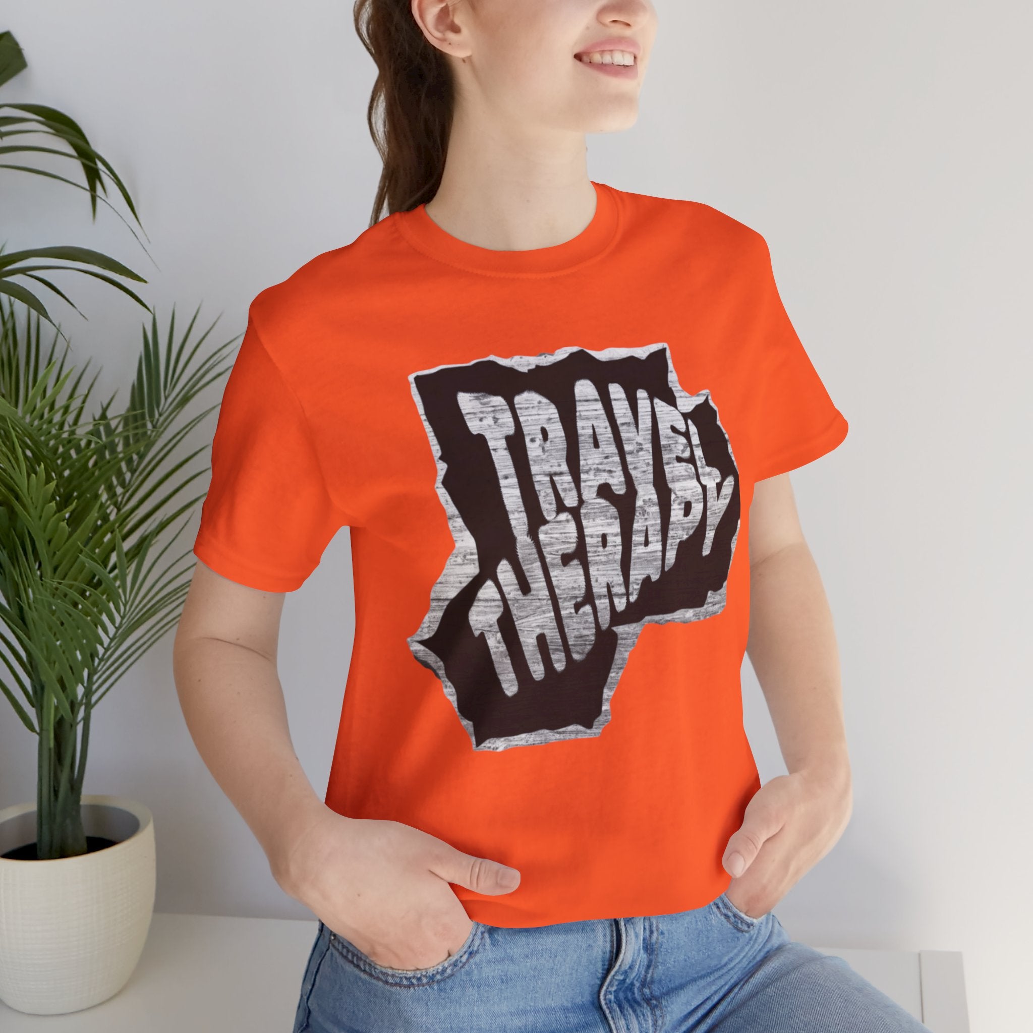 Travel Therapy Tee - Unisex Jersey Short Sleeve T-Shirt