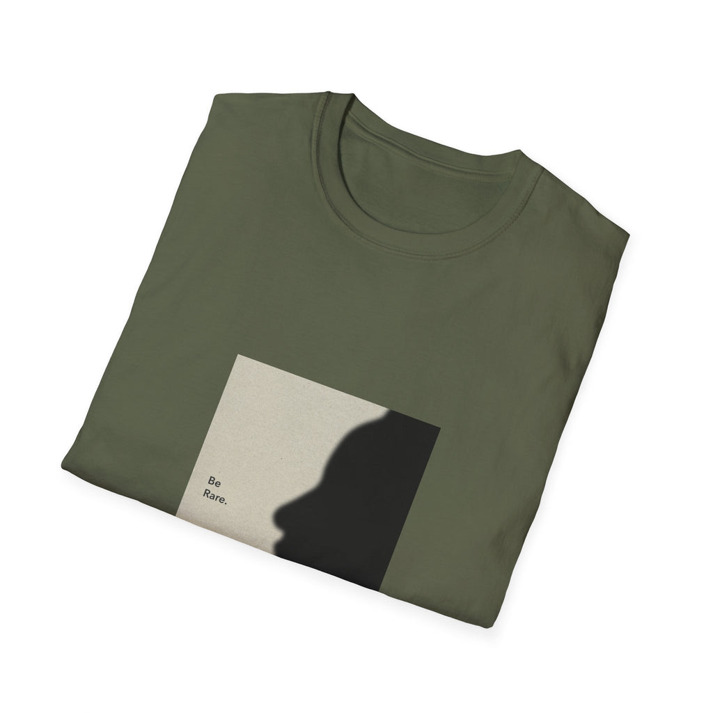 T-Shirt — 'Be Rare' Minimal Silhouette Graphic Tee