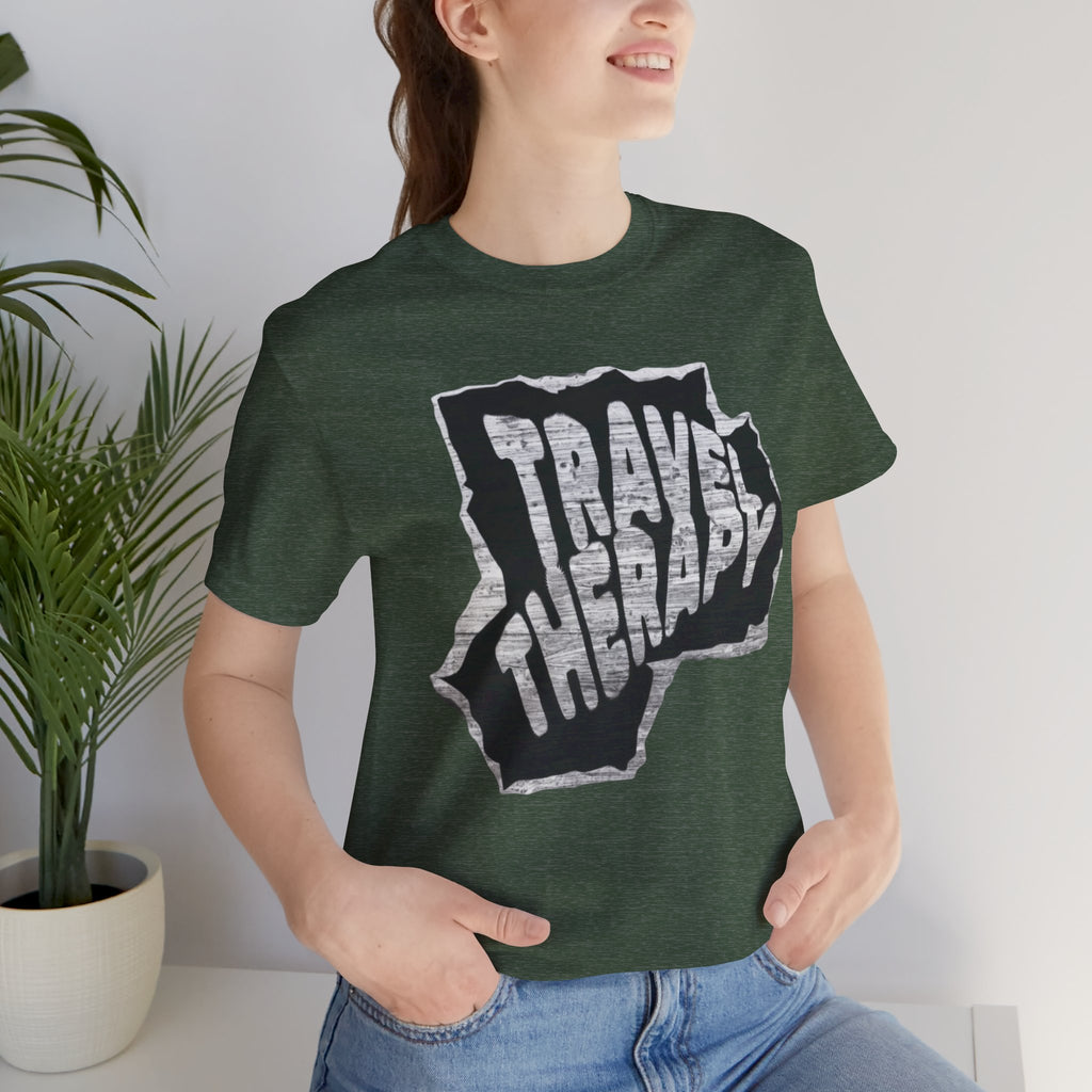 Travel Therapy Tee - Unisex Jersey Short Sleeve T-Shirt