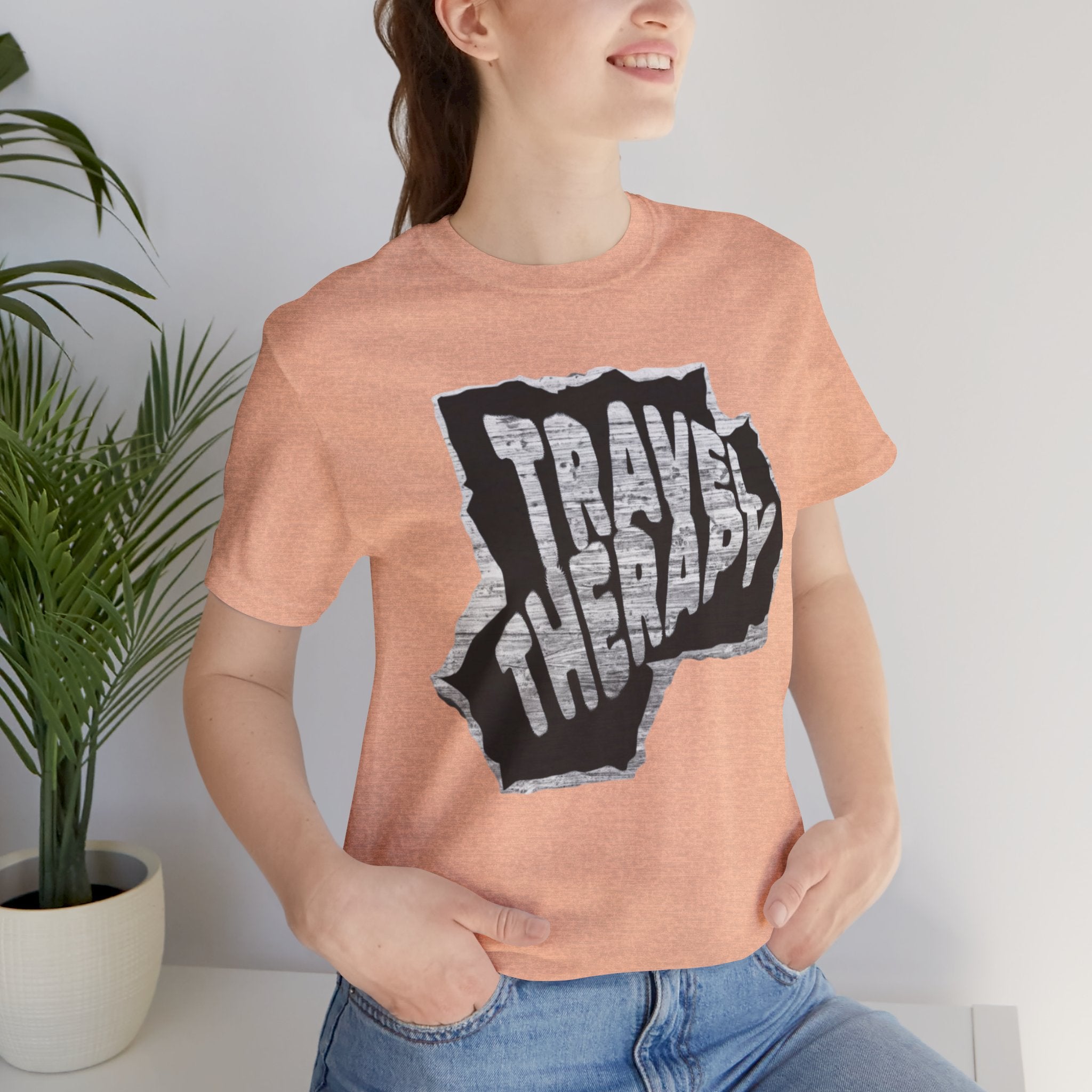 Travel Therapy Tee - Unisex Jersey Short Sleeve T-Shirt
