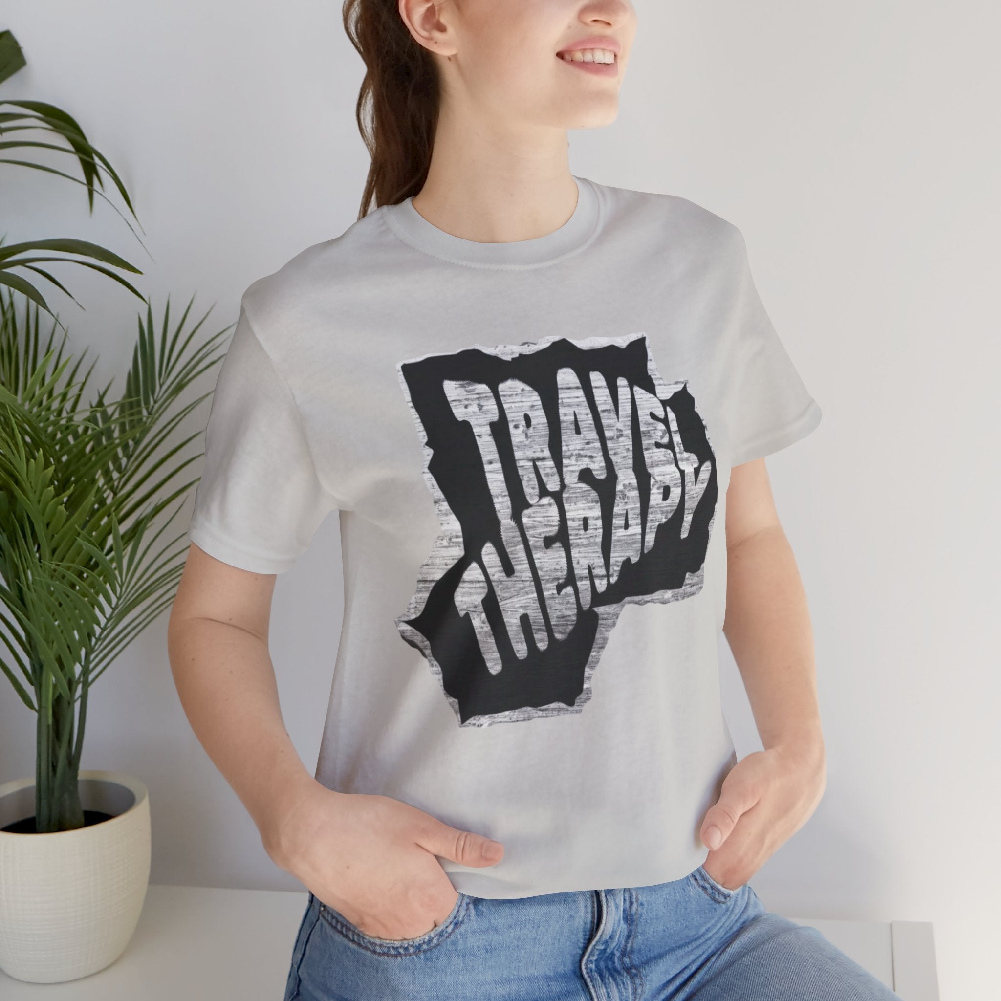 Travel Therapy Tee - Unisex Jersey Short Sleeve T-Shirt