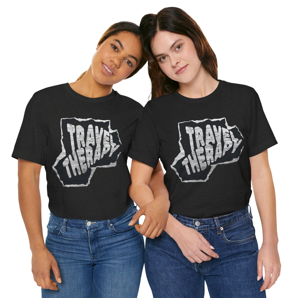 Travel Therapy Tee - Unisex Jersey Short Sleeve T-Shirt