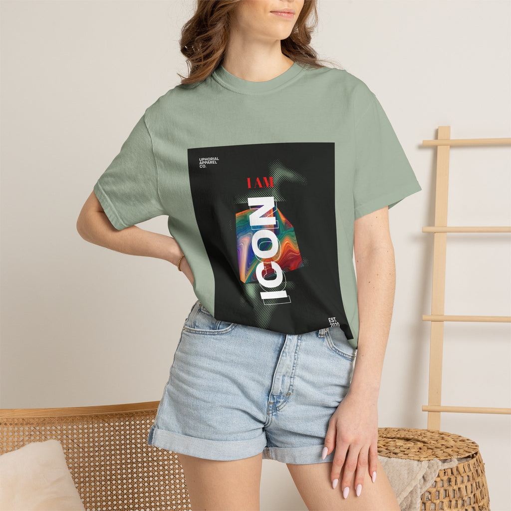 ICON 'I AM Icon' Modern Streetwear Graphic T-Shirt | Uphorial
