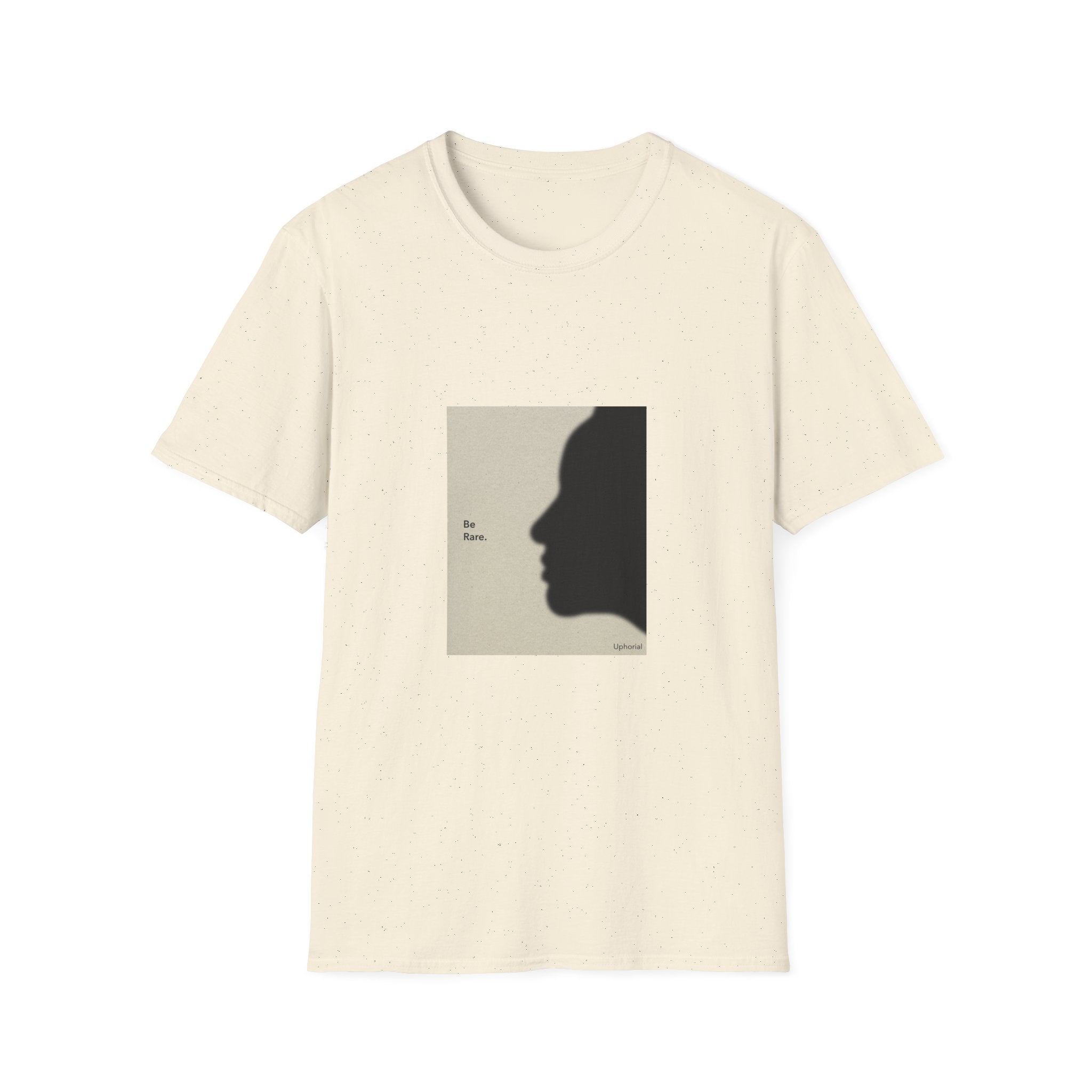 T-Shirt — 'Be Rare' Minimal Silhouette Graphic Tee