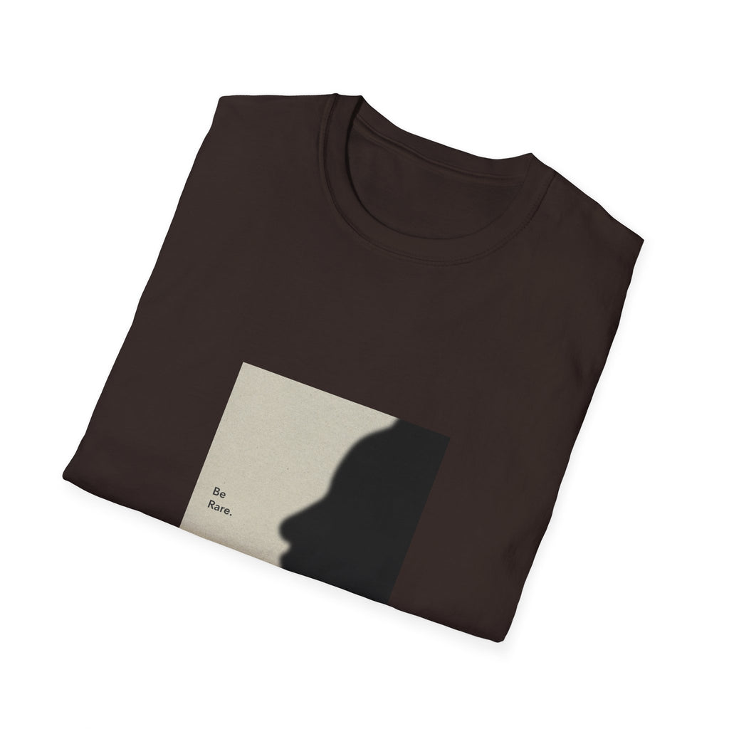 T-Shirt — 'Be Rare' Minimal Silhouette Graphic Tee