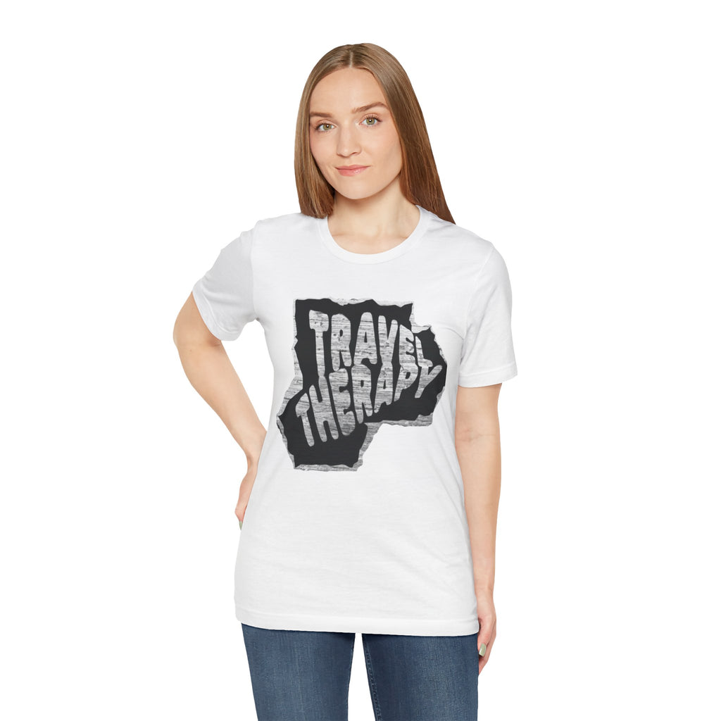 Travel Therapy Tee - Unisex Jersey Short Sleeve T-Shirt