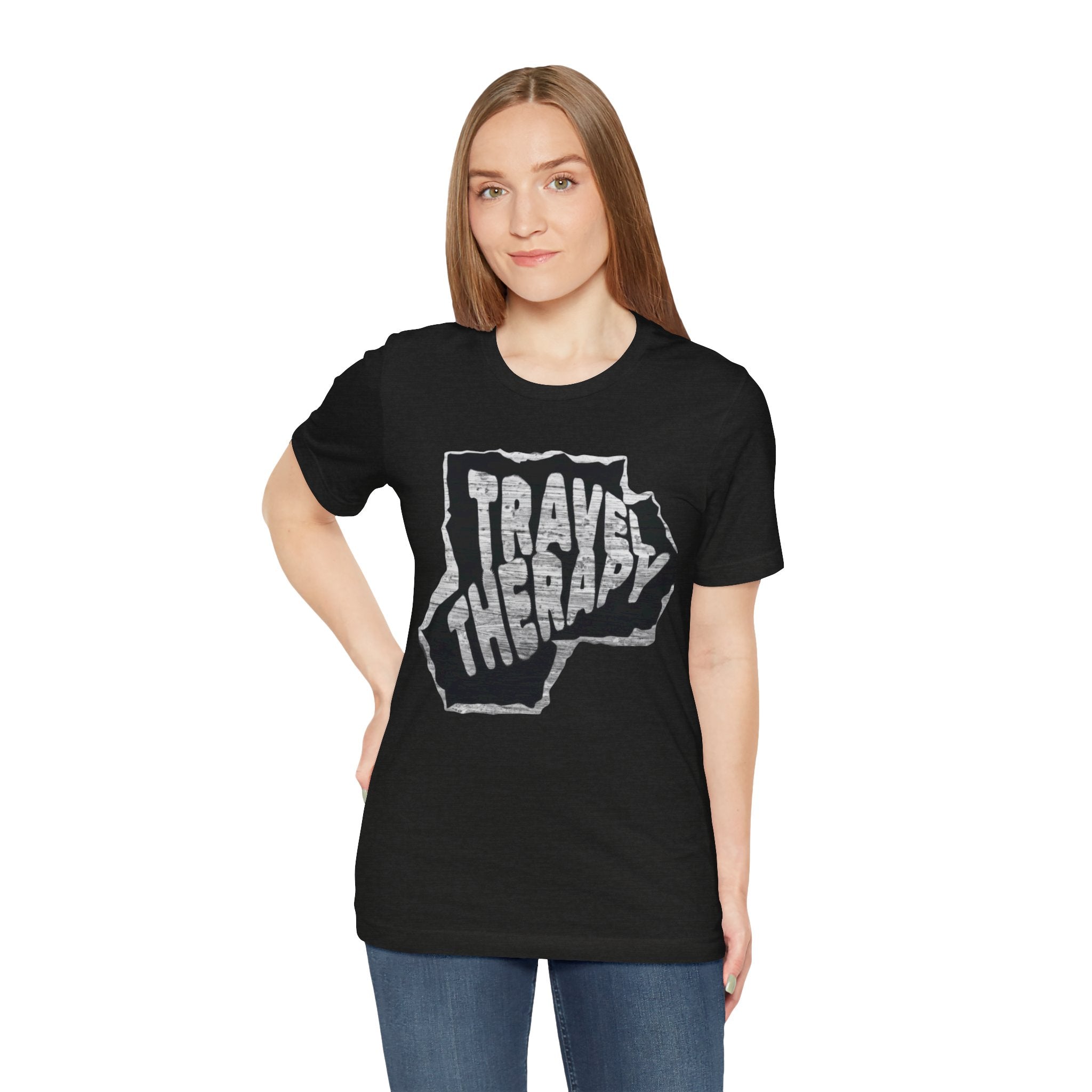 Travel Therapy Tee - Unisex Jersey Short Sleeve T-Shirt