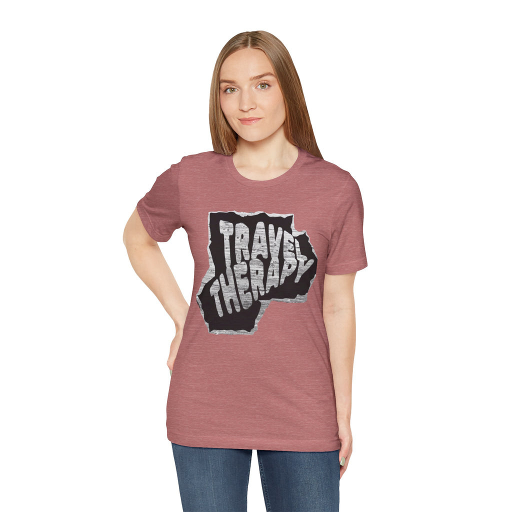 Travel Therapy Tee - Unisex Jersey Short Sleeve T-Shirt