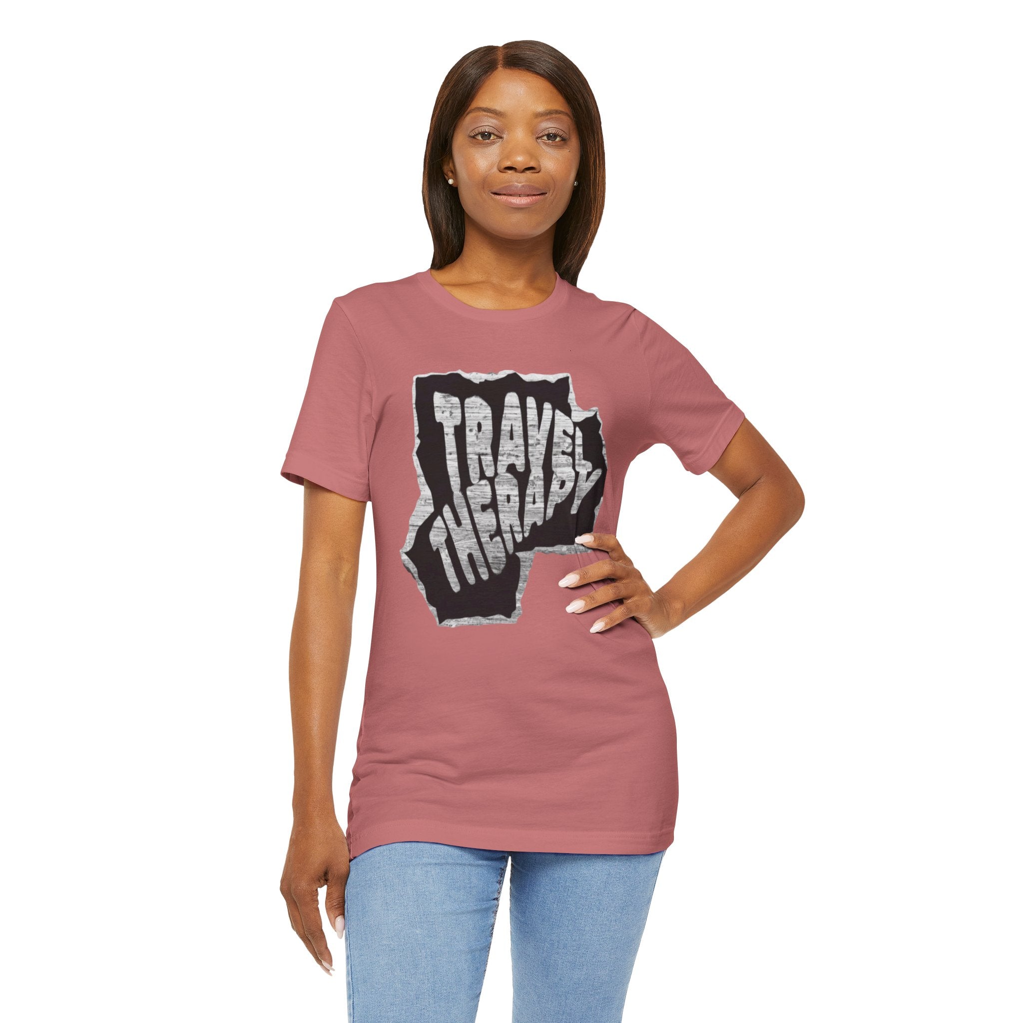 Travel Therapy Tee - Unisex Jersey Short Sleeve T-Shirt