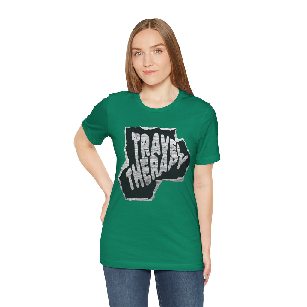 Travel Therapy Tee - Unisex Jersey Short Sleeve T-Shirt