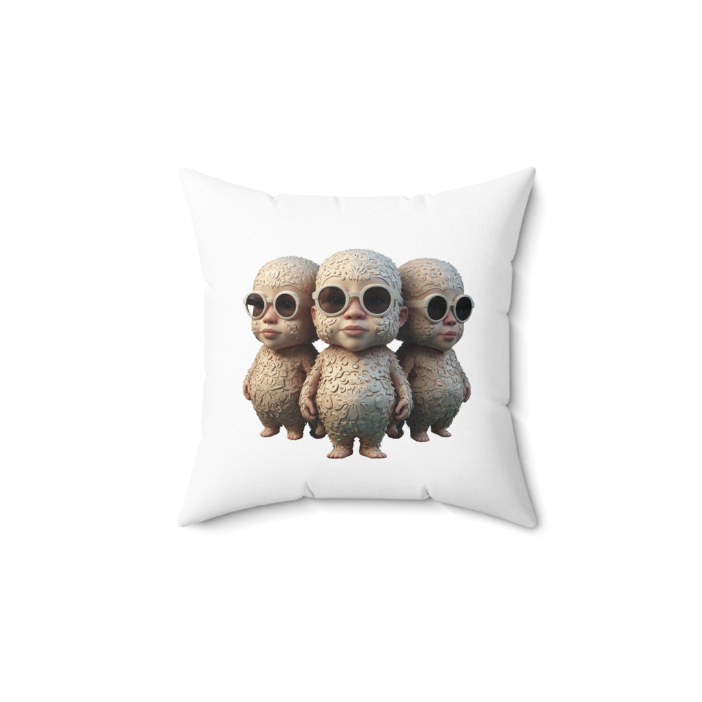 Spun Polyester Square Pillow