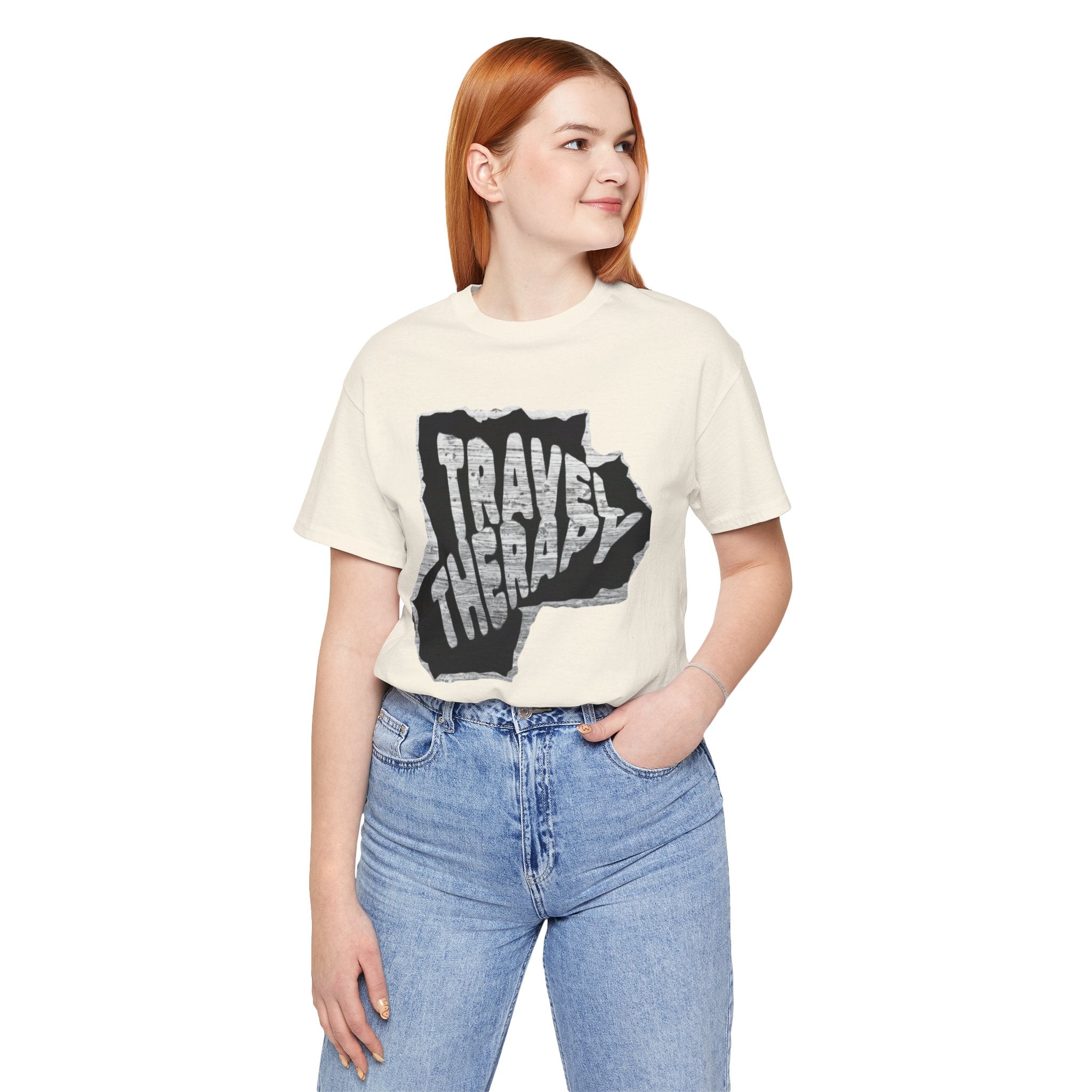 Travel Therapy Tee - Unisex Jersey Short Sleeve T-Shirt