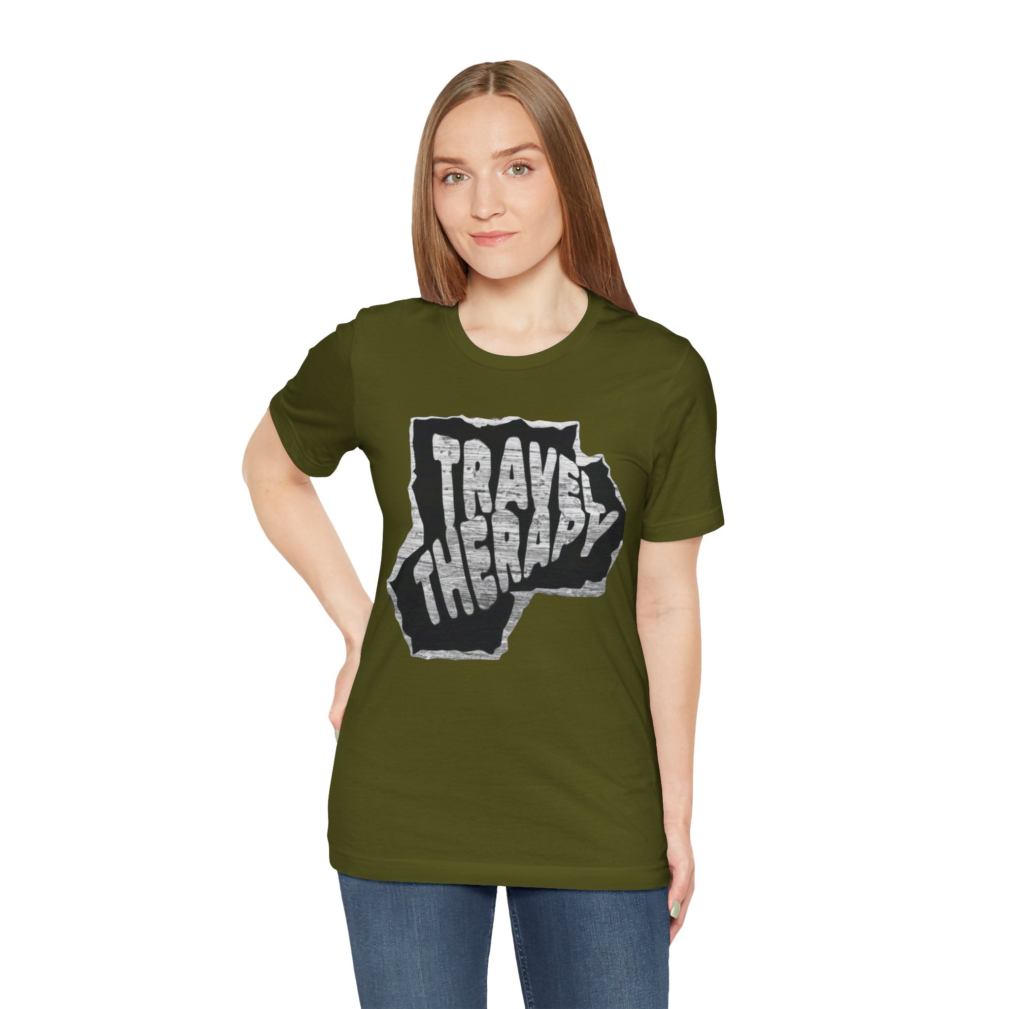 Travel Therapy Tee - Unisex Jersey Short Sleeve T-Shirt