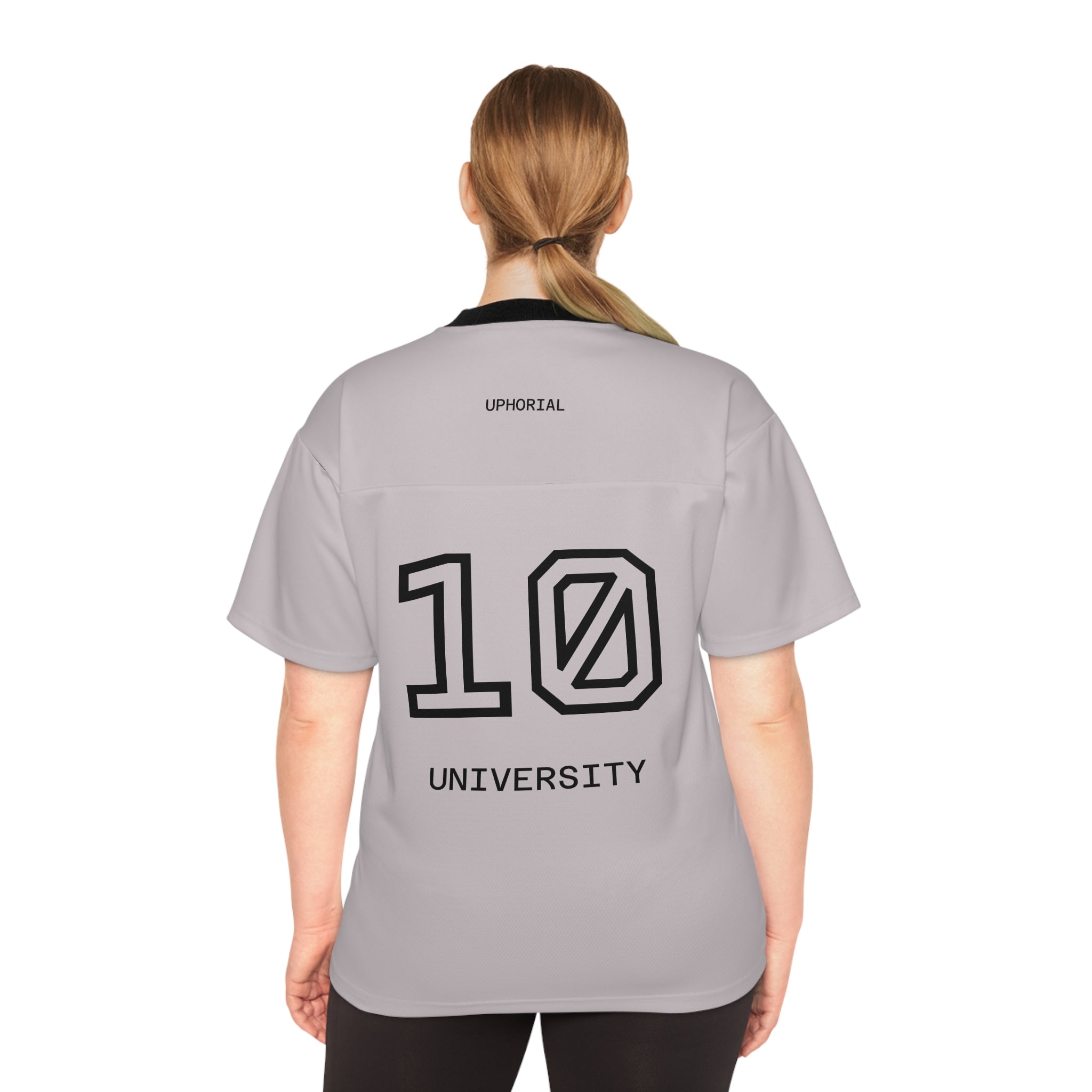 University Number 10 Football Jersey — Retro Collegiate Soccer Shirt