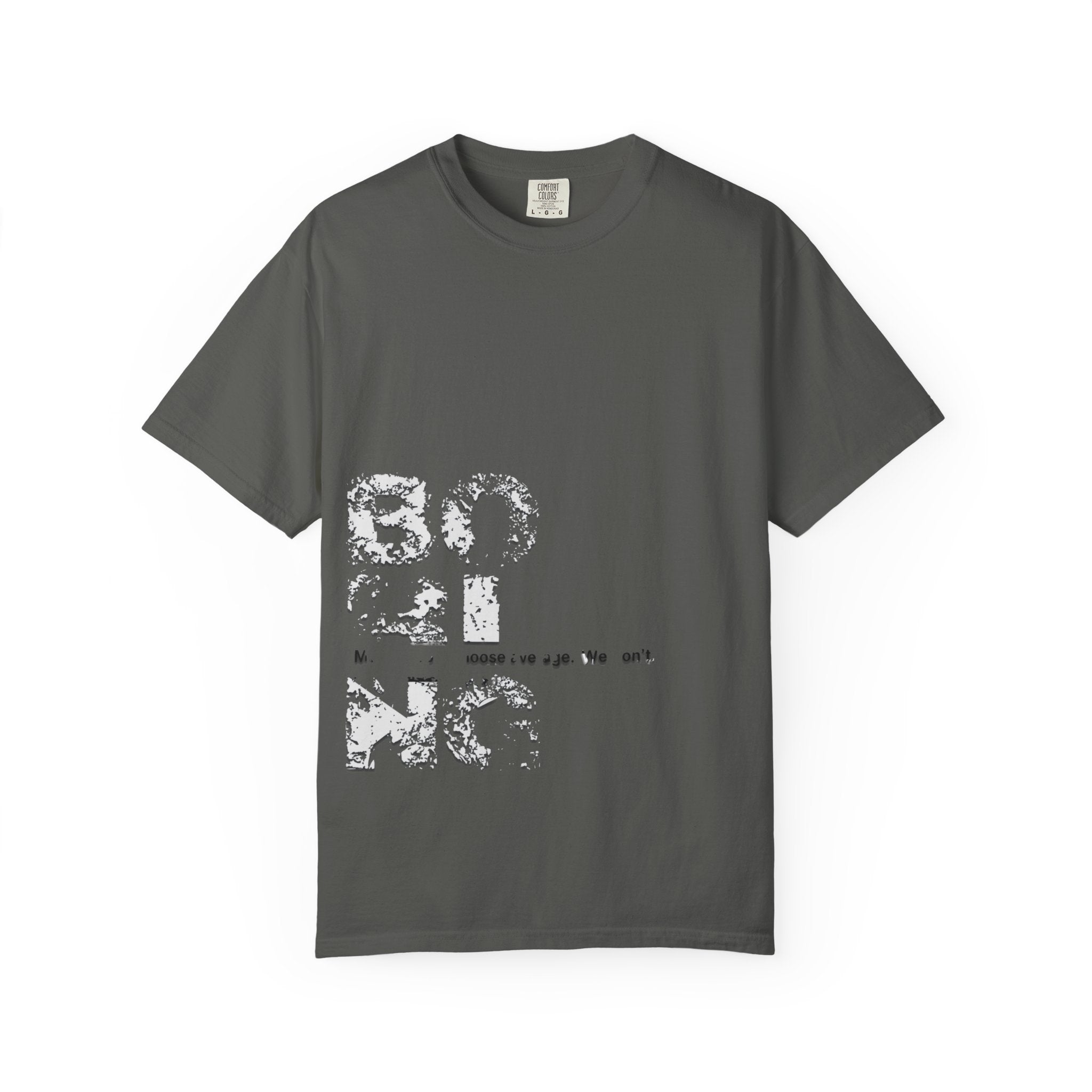 Abstract Floral 'Breathe' Tee — Minimal Graphic T-Shirt