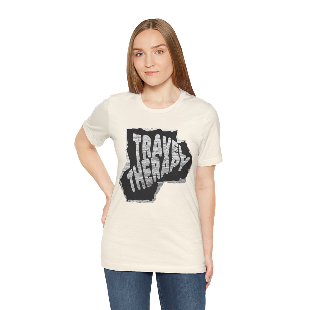 Travel Therapy Tee - Unisex Jersey Short Sleeve T-Shirt