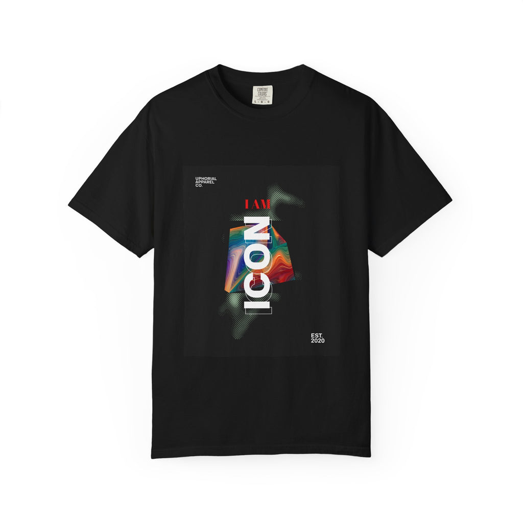 ICON 'I AM Icon' Modern Streetwear Graphic T-Shirt | Uphorial